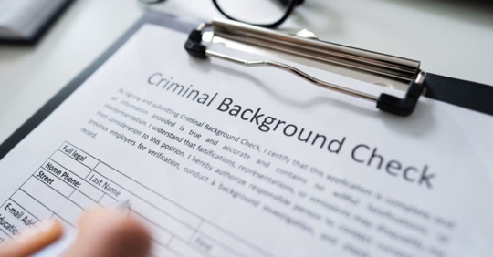 criminal background check form